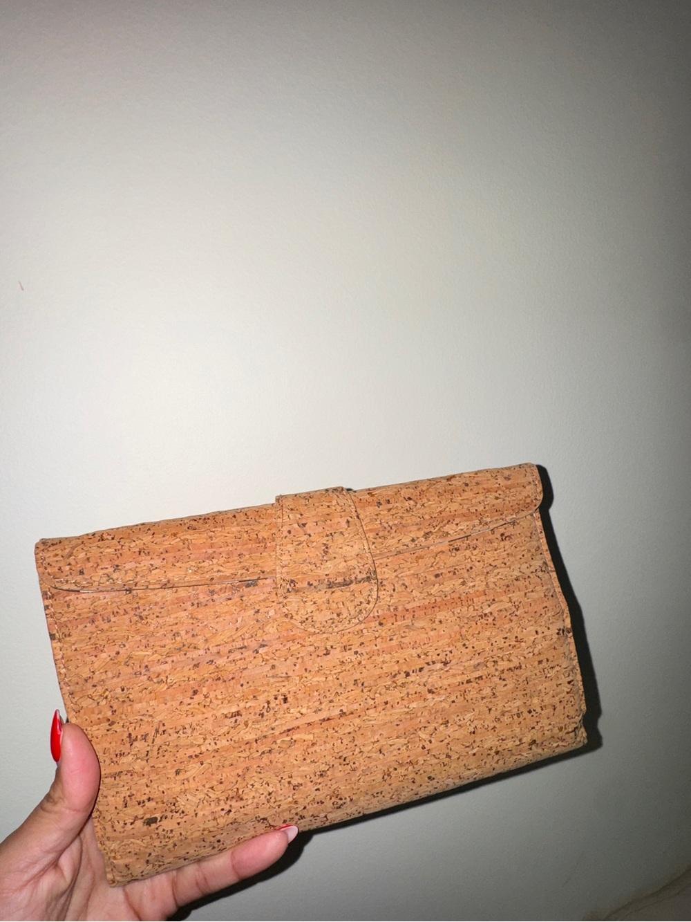 J Crew Cork Clutch Wallet - Natural Cork